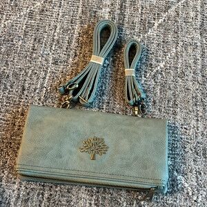 Mulberry England Logo Leather Bag